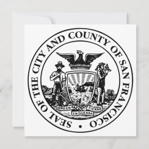 City Siegel San Francisco (Kalifornien, USA) Karte