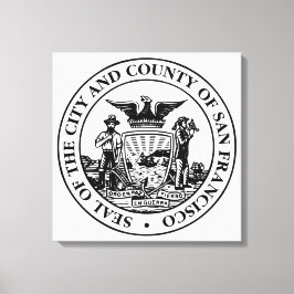 City Siegel San Francisco (Kalifornien, USA) Leinwanddruck