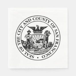 City Siegel San Francisco (Kalifornien, USA) Serviette