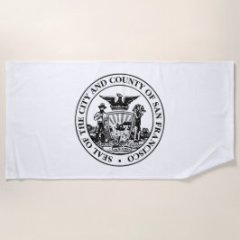 City Siegel San Francisco (Kalifornien, USA) Strandtuch