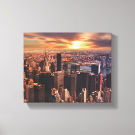  City skyline image on canvas Leinwanddruck