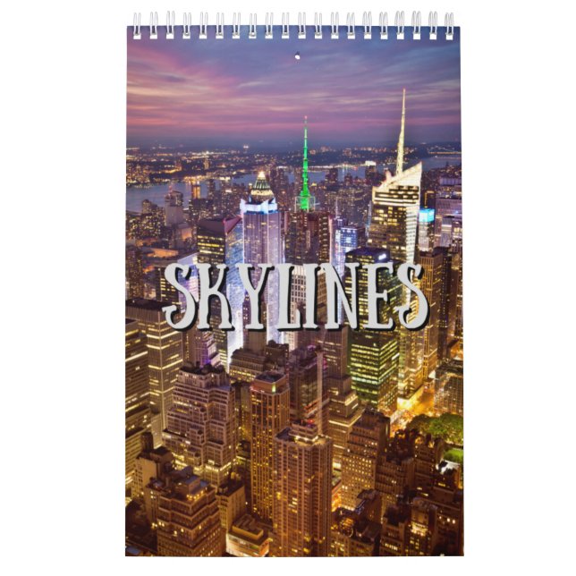 City Skyline Monatlicher Mauerkalender Kalender (Titelbild)