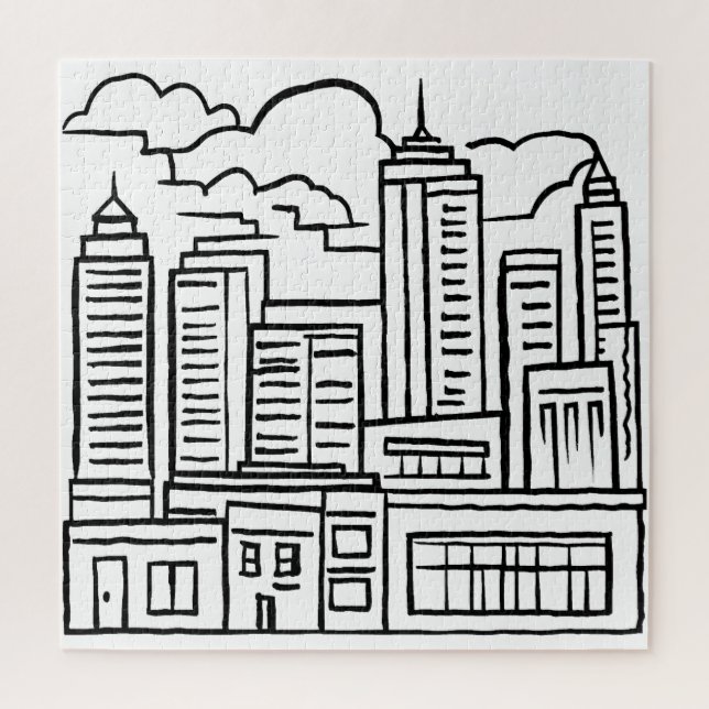 City Skyline Puzzle (Vertikal)