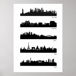 City Skylines - Welt Poster