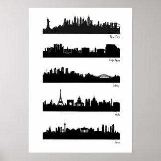 City Skylines - Welt Poster