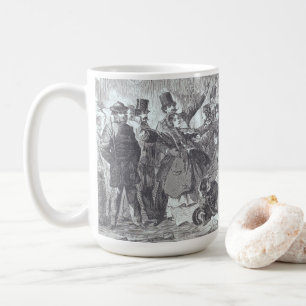 CITY SNOW SLIDE (1860) Vintag Art Weihnachten Tass Kaffeetasse