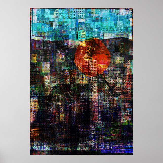 "City Sun 2"-Druck Poster (Vorne)
