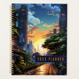 City Sunset Planer
