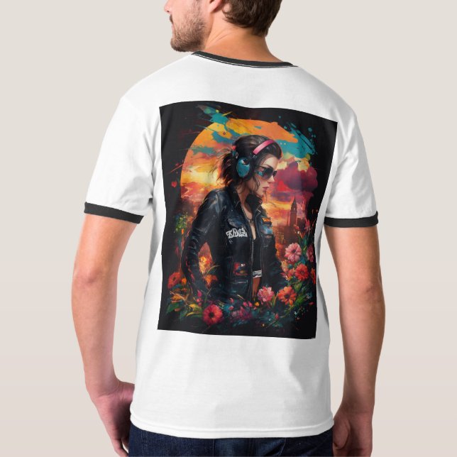 City Sunset Vibes T-Shirt (Rückseite)