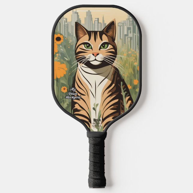 City Tabby Personalisiert Pickleball Paddle (Vorderseite)