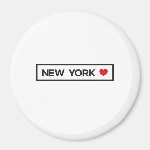 City Town Staat Country Zuhause I Liebe New York Magnet