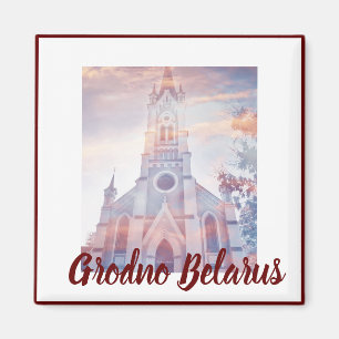 City View Cityscape Grodno Belarus Magnet
