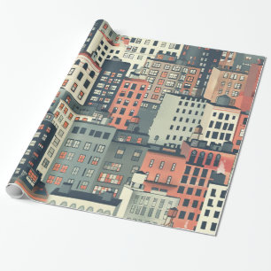 City View Geschenkpapier