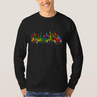 City Watercolor Skyline Home State Souvenir rotter T-Shirt