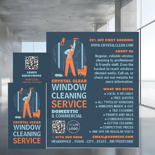 City Windows, Fensterreiniger, Reinigungsservice Flyer
