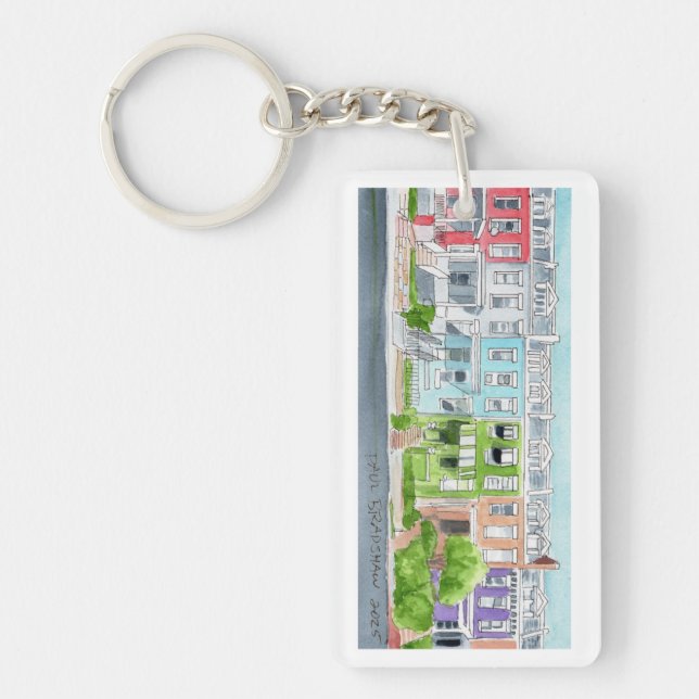 cityscape keychain schlüsselanhänger (Vorderseite)