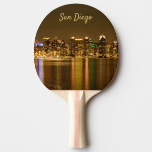 Cityscape Skyline California Souvenir San Diego Tischtennis Schläger