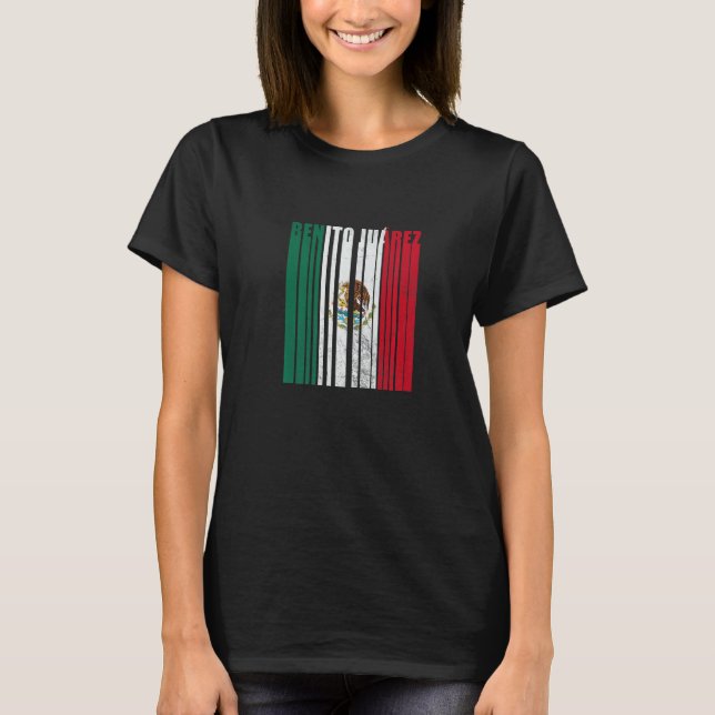 Ciudad Benito Juárez México con Águila Mexicana T-Shirt (Vorderseite)