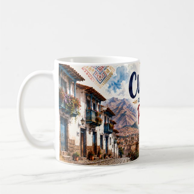 CIUDAD DEL CUSCO PERU KAFFEETASSE (Links)