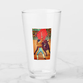 Ciudad Juárez, Mexiko, Vintag Matador und Rotes Ka Glas