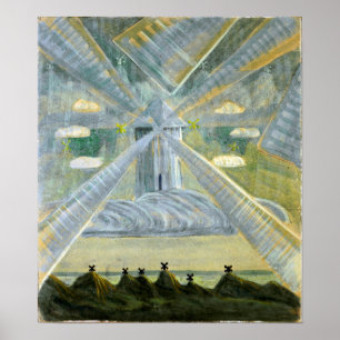 Ciurlionis - Andante Sonata II Druskininkai 1907 Poster