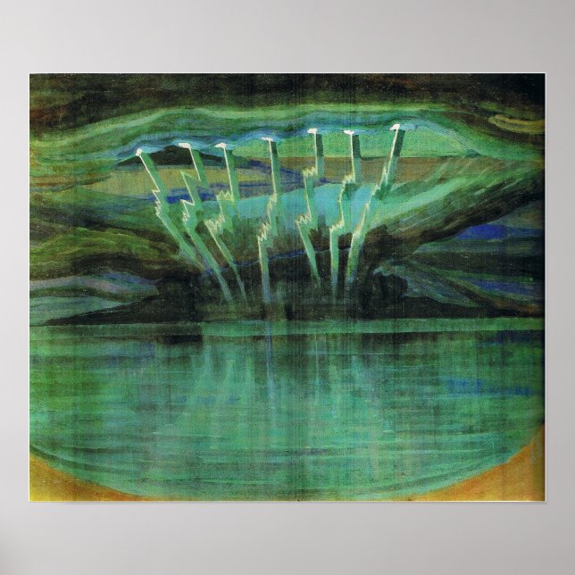 Ciurlionis - Blitze 1909 Poster (Vorne)