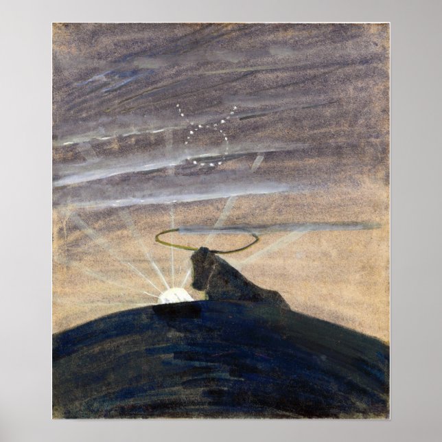 Ciurlionis - Sun überholt Taurus 1906 Poster (Vorne)