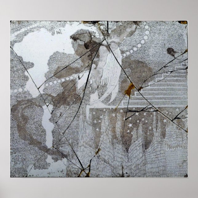 Ciurlionis - The Offering Glass Matrix 1908 Poster (Vorne)