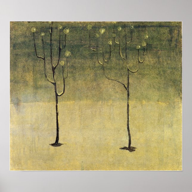 Ciurlionis - Wintermotiv 1907 Poster (Vorne)