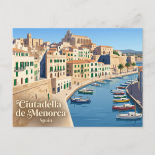 Ciutadella de Menorca Spanien Postkarte