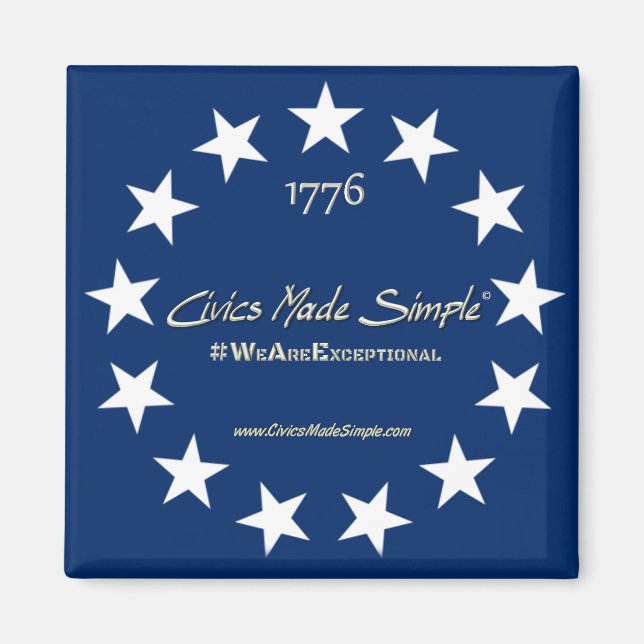 Civics Made Simple Magnet (Vorne)
