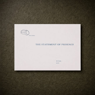 Civil Ceremony | Non-traditional Wedding Statement Postkarte