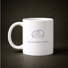 Civil Ceremony Registry Wedding Mug Gift Jumbo-Tasse