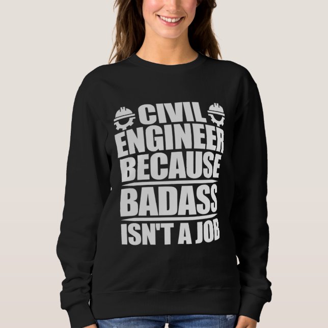 Civil Engineer Engineering Board Exam Passer Sweatshirt (Vorderseite)