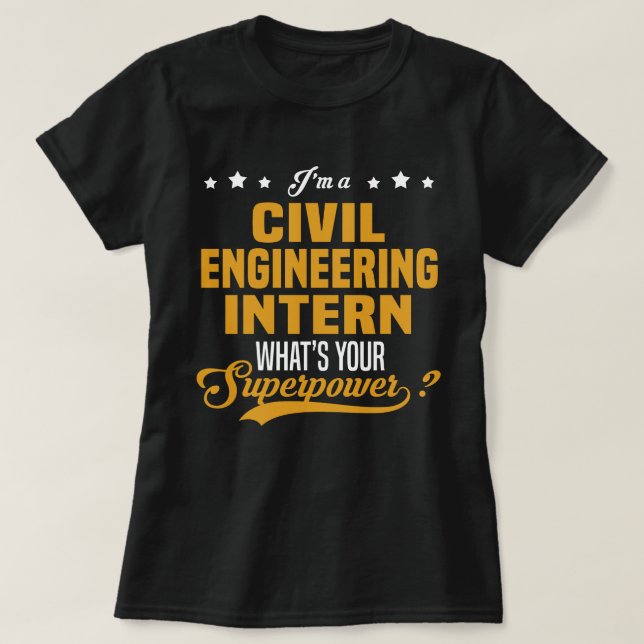 Civil Enginering Intern T-Shirt (Design vorne)