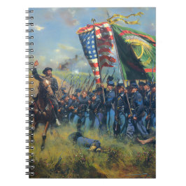 Civil War Union troops Irish Brigade Notizblock