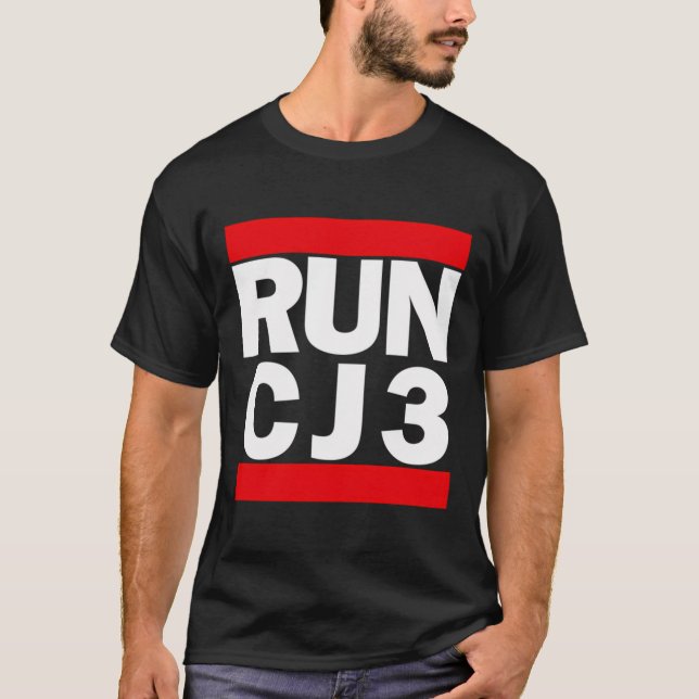 CJ3 ausführen T-Shirt (Vorderseite)