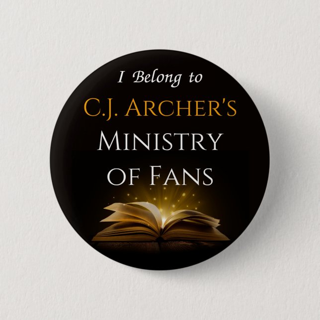 CJ Archer's Ministry of Fans Button Abzeichen Butt (Vorderseite)