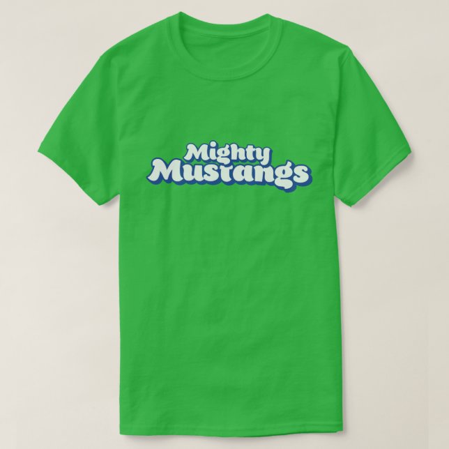 CJ Greene Mighty Mustangs T - Shirt (Design vorne)