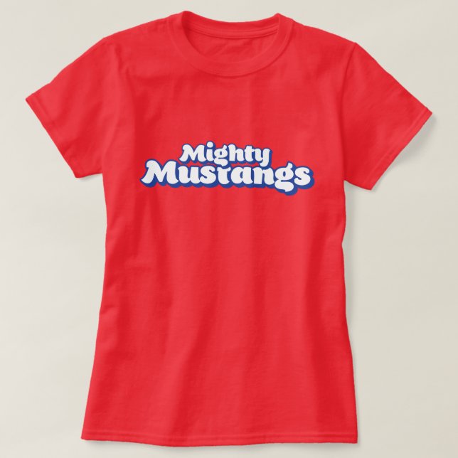 CJ Greene Mighty    MustangsT-Shirt T-Shirt (Design vorne)
