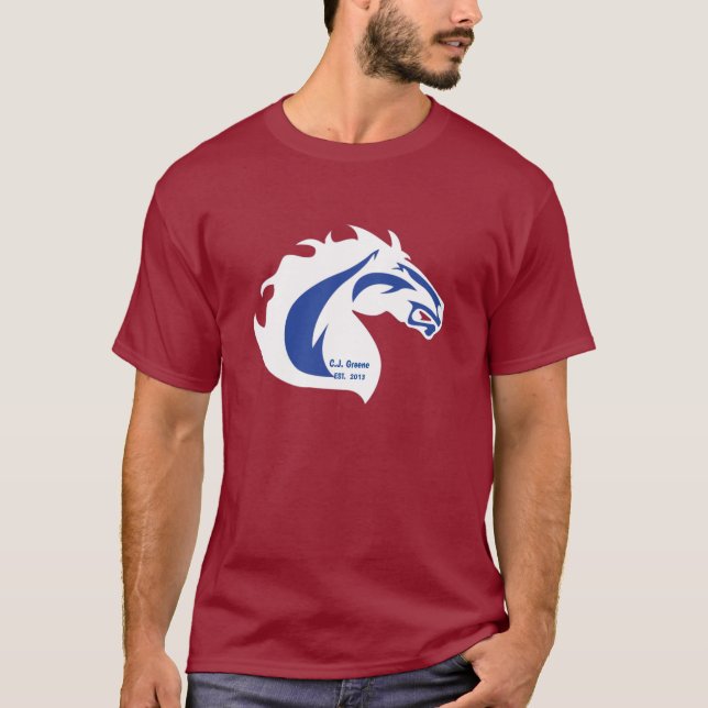 CJ Greene School Spirituosen Logo Shirt (Vorderseite)