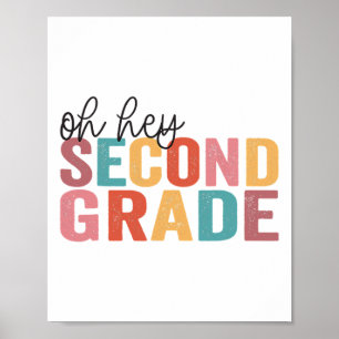 Ck an die Schüler Lehrer Oh Hey, 2. Gr Poster