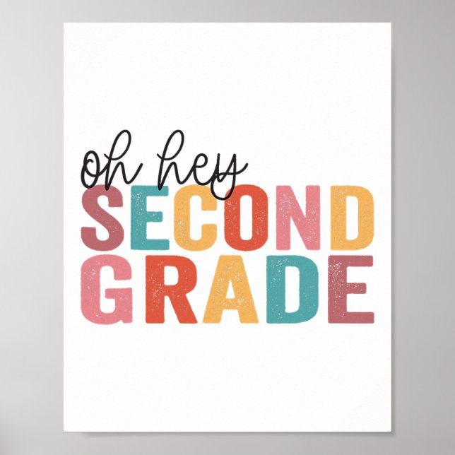 Ck an die Schüler Lehrer Oh Hey, 2. Gr Poster (Vorne)