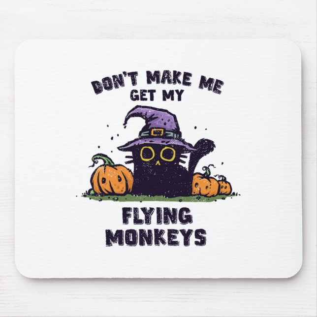 Ck Cat Halloween - Bring mich nicht zum fliegenden Mousepad (Vorne)