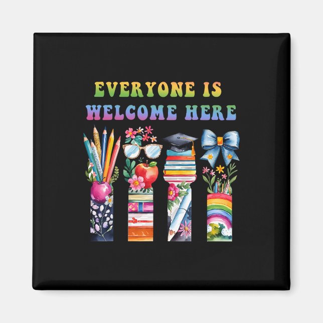 CK in der Schule Jeder ist hier willkommen zum Leh Magnet (Vorne)