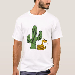 CK, Klapperschlangen-und Kaktus-T - Shirt