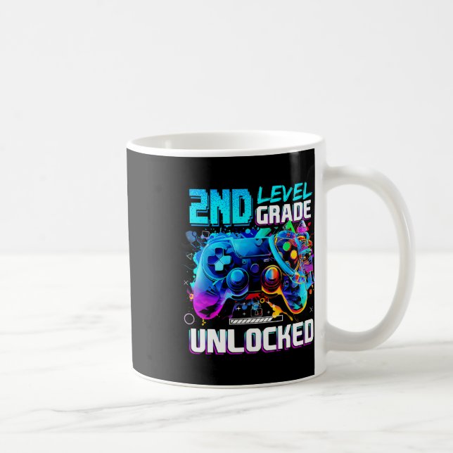 Ck To School 2nd Grade Level Unlocked Gamer Kids B Kaffeetasse (Rechts)