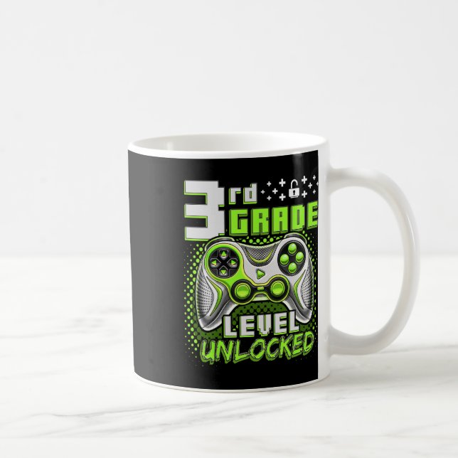Ck To School 3rd Grade Boys Gamer First Day School Kaffeetasse (Rechts)