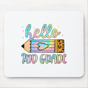 Ck to School Hello 2nd Leopard Gefärbte Krawatte P Mousepad