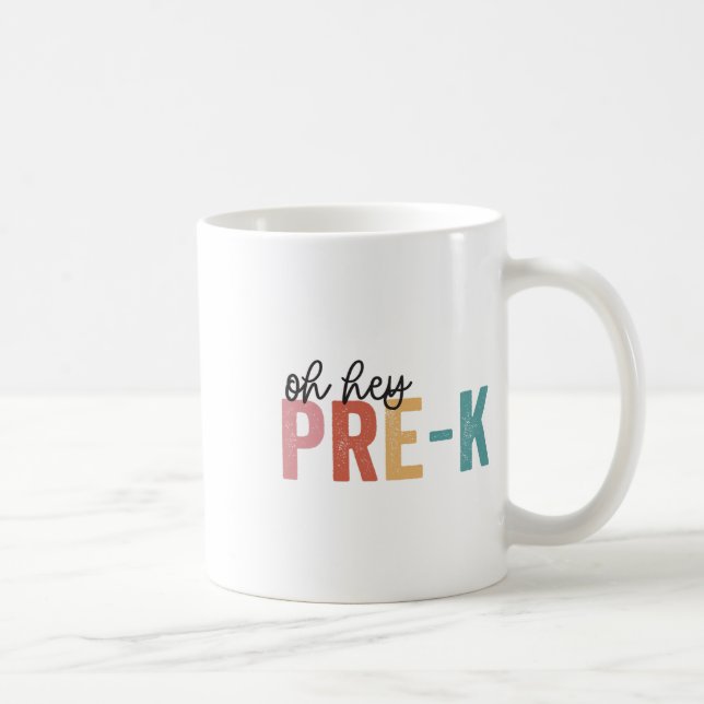 Ck to School Schüler Lehrer Oh Hey Pre-k Grad Kaffeetasse (Rechts)